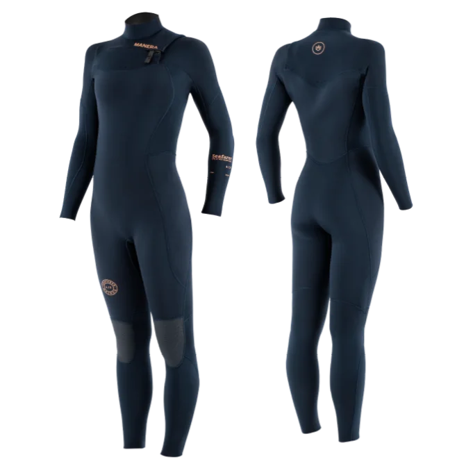 Women's Metallic One - Pieces in Silver for a Shiny and Eye - Catching Night OutfitWomen's Seafarer 4/3mm Chest Zip Fullsuit 2022 Women's Metallic One - Pieces in Silver for a Shiny and Eye - Catching Night OutfitWomen's Seafarer 4/3mm Chest Zip Fullsuit 2022